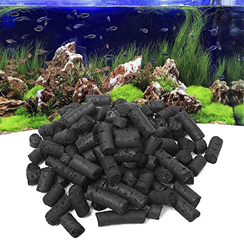Iwähle Aquarium Fish Tank Aktivkohle 100g, Charcoal Purify Wasserqualität Filtermedien Stein, Schwarz von Iwähle