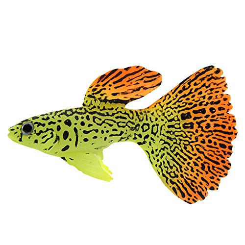 Iwähle Aquarium Simulation Betta Clownfisch Deko, Kunststoff Schwimmen Fake Goldfisch Aquarium Fish Tank Dekor Ornament Geschenk (C) von Iwähle