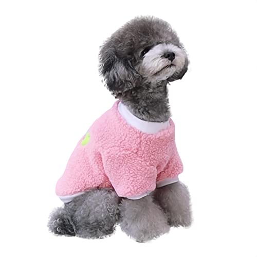 cat Izefia Hundepullover Hundekleidung Fleece Hundewollpullover Winter Warmes Sweatshirt mit Babymuster Weicher Schlafanzug Fleecepullover für Kleine Hunde Mittelgroße Hunde Katzen von Izefia