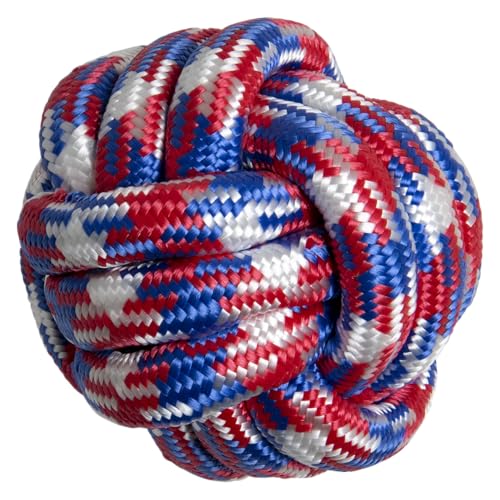 JACK AND VANILLA, Ball aus Seil für Hunde, Ø 11,5 cm, Gewicht 180-190 g, langlebig und widerstandsfähig, ideal für aktive Spiele, leicht zu reinigen, Nicht spezifiziert, Modell Borabora von JACK AND VANILLA