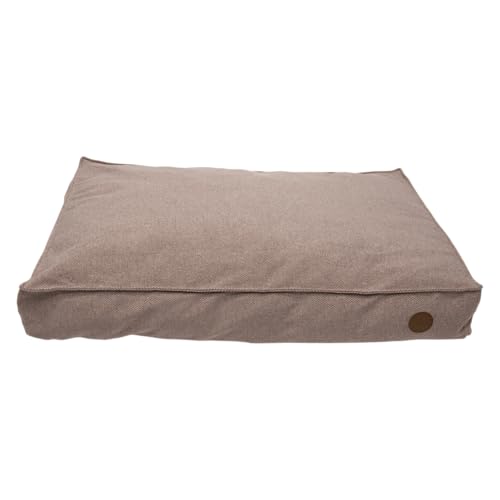 JACK AND VANILLA, Bequemes und Elegantes Hundebett aus Schaumstoff, modernes Design, leicht zu reinigen, ideal für mittelgroße Hunde, 80 x 60 x 15 cm, Farbe: Rosa, Modell Timeless Hampton von JACK AND VANILLA