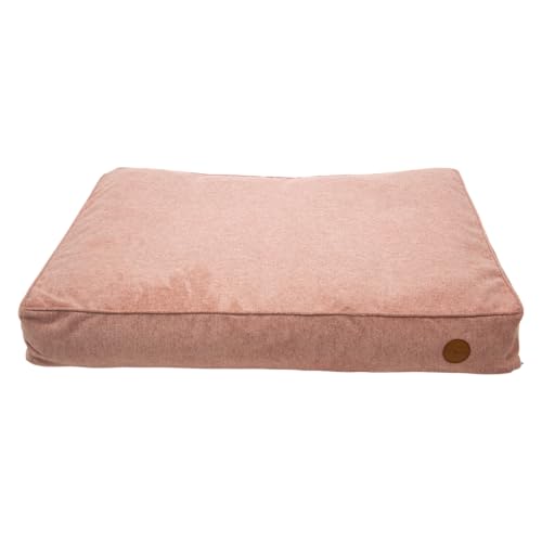 JACK AND VANILLA, Elegantes und bequemes Hundebett, modernes Design, Abnehmbarer und waschbarer Bezug, langlebig, geeignet für alle Rassen, Größe 100 x 70 cm, Farbe: Rosa, Modell Timeless Riga von JACK AND VANILLA