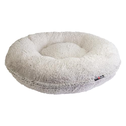 JACK AND VANILLA, Ergonomischer Sitzsack für Tiere, bequem und modern, ideal für Hunde und Katzen, leicht zu reinigen, rutschfeste Unterseite, 70 cm, Modell Shell Puff von JACK AND VANILLA