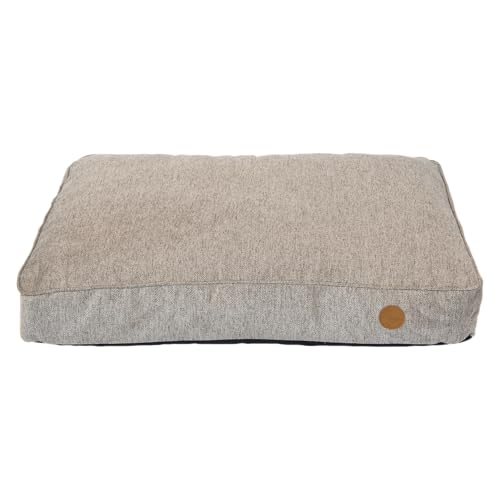 JACK AND VANILLA, Hundebett, Modell Riga, Beige, Größe L, 100 x 70 x 14 cm von JACK AND VANILLA