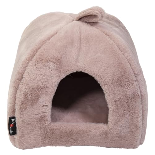 JACK AND VANILLA, Hundebett Iglu, Modell Softy, Rosa, Größe XS, 40 x 40 x 40 cm von JACK AND VANILLA