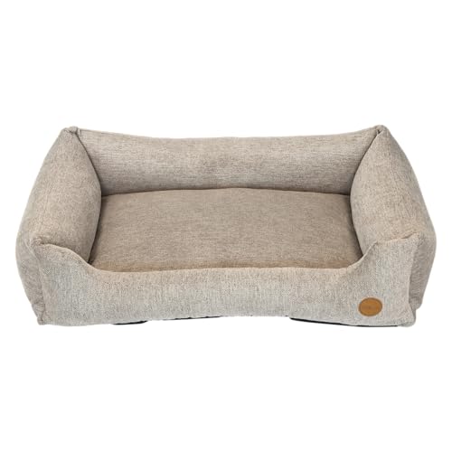 JACK AND VANILLA, Hundekissen, Modell Riga Sofa, Beige, Größe L, 100 x 70 x 27 cm von JACK AND VANILLA