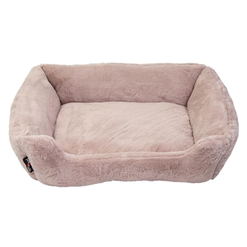 JACK AND VANILLA, Hundekissen, Sofa, Modell Softy, Rosa, Größe S, 60 x 52 x 18 cm von JACK AND VANILLA