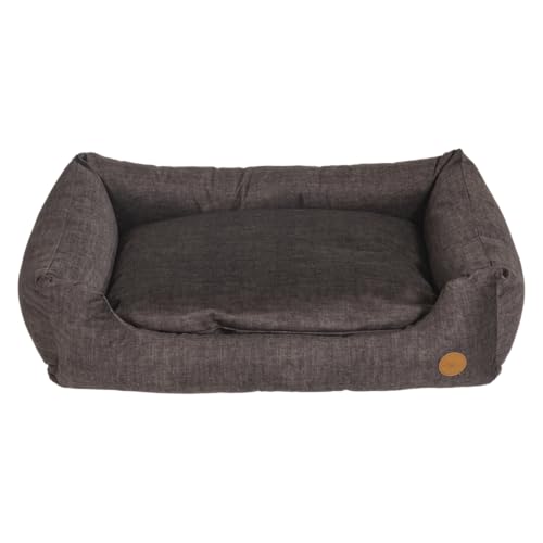 JACK AND VANILLA, Kissen für Hunde, Sofa, Modell Manchester, Farbe Braun, Größe L, 100 x 70 x 27 cm von JACK AND VANILLA