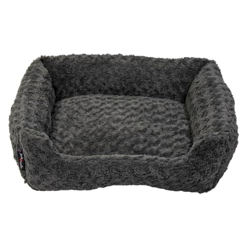 JACK AND VANILLA, Kissen für Hunde, Sofa, Modell Softy, Farbe Rosette, Grau, Größe S, 60 x 52 x 18 cm von JACK AND VANILLA