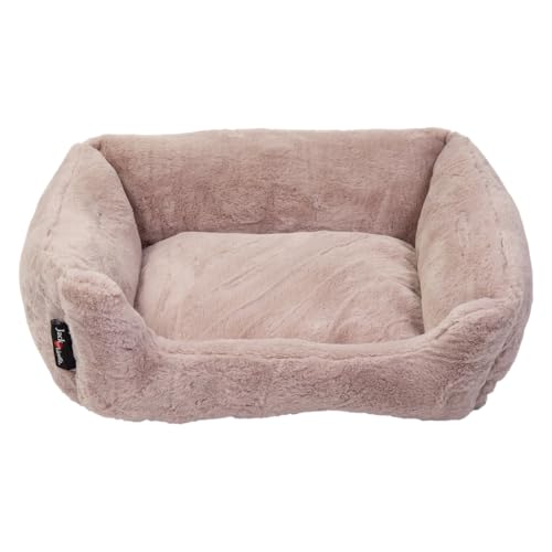 JACK AND VANILLA, Kissen für Hunde, Sofa, Modell Softy, Rosa, Größe XS, 50 x 43 x 17 cm von JACK AND VANILLA