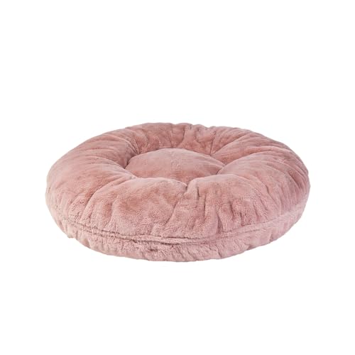 JACK AND VANILLA, Kuschelkissen für Hunde und Katzen, ultraweiche Füllung, waschbarer Bezug, modernes Design, ideal zum Ausruhen, Größe 70 cm, Rosa von JACK AND VANILLA