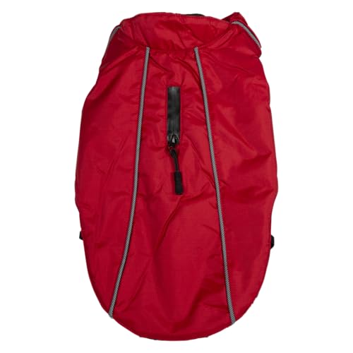 JACK AND VANILLA, Outdoor-Jacke, rot, für Aktivitäten im Freien, thermische Isolierung, ergonomisches Design, praktische Taschen, wasserabweisend, XXL, 60 cm, Modell Expedition von JACK AND VANILLA