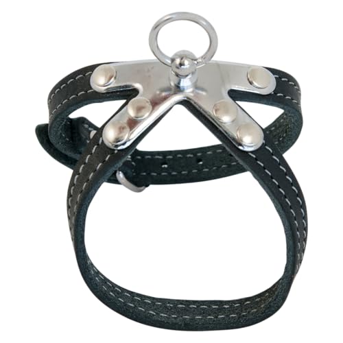 JACK AND VANILLA, Robustes und stilvolles K-Plate-Geschirr aus Fettleder, individuelle Passform für optimalen Komfort, ideal für Arbeit und Freizeit, Größe 10 mm x 35 cm, Farbe: Schwarz, JACK AND VANILLA, Robustes und stilvolles K-Plate-Geschirr aus Fettleder, individuelle Passform für optimalen Komfort, ideal für Arbeit und Freizeit, Größe 10 mm x 35 cm, Farbe: Schwarz, von JACK AND VANILLA