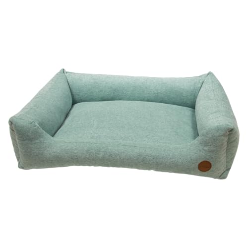 JACK AND VANILLA, Sofa für Haustiere, modernes und Elegantes Design, optimaler Komfort, pflegeleicht, langlebig, Maße: 100 x 70 cm, Mintfarben von JACK AND VANILLA