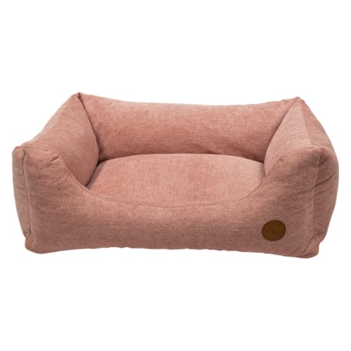 JACK AND VANILLA, Sofa für Tiere, optimaler Komfort, Elegantes Design, waschbarer Bezug, perfekt für Hunde und Katzen, Maße 80 x 60 cm, Farbe: Rosa, für alle Rassen von JACK AND VANILLA