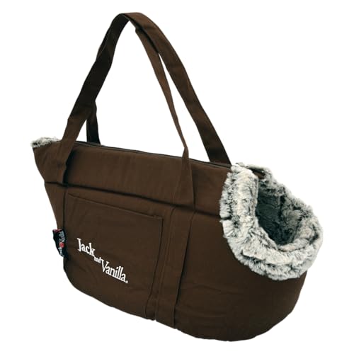 JACK AND VANILLA, Transportbox für Haustiere, ergonomisch, leicht und langlebig, mit optimaler Belüftung, leicht zu reinigen, 50 x 45 cm, Farbe Snakeskin, Modell Snakeskin von JACK AND VANILLA