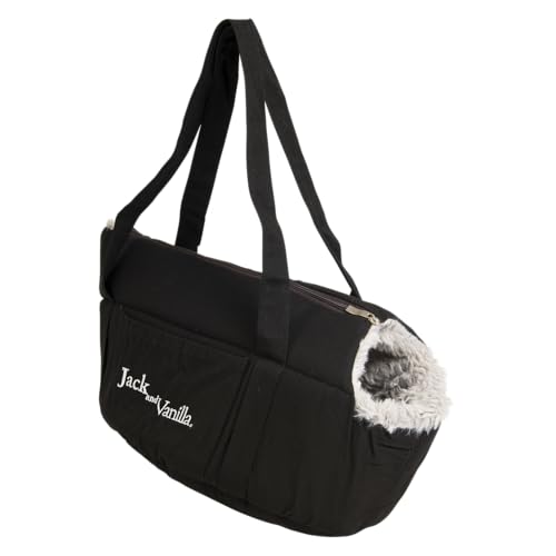 JACK AND VANILLA, Transporttasche für Tiere, ergonomisch, wasserabweisend, sicher und modern, ideal für Reisen und Spaziergänge, Größe M 50 x 45 cm, attraktive Farbe, Modell Shell von JACK AND VANILLA