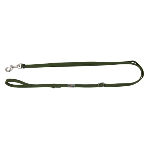 JACK AND VANILLA, Verstellbare Hundeleine, ergonomisch, mit sicherem Karabiner, modernes und buntes Design, ideal für Spaziergänge, Größe U (Einheitsgröße), Grün, Modell Sport Expedition von JACK AND VANILLA