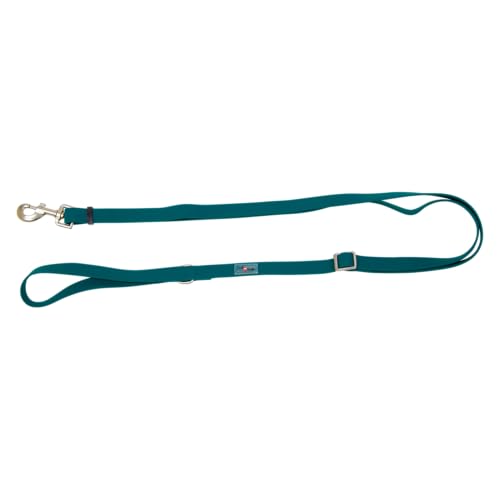 JACK AND VANILLA, Verstellbare Hundeleine mit sicherem Karabiner, modernes Design und Blaue Farbe, ideal für Spaziergänge und Training, Größe U (One Size), Modell Sport Expedition von JACK AND VANILLA