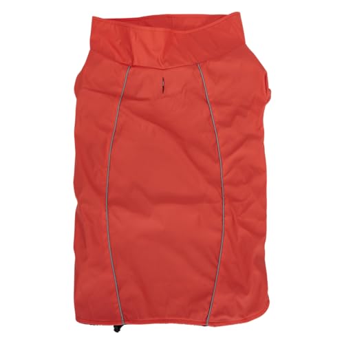 JACK AND VANILLA, wasserdichte Jacke ohne Kapuze, für Outdoor-Aktivitäten, Farbe Rot, Größe XS, modernes und funktionales Design, ideal zum Angeln und Wandern, Modell Fisherman von JACK AND VANILLA