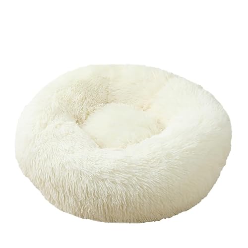 JACKANNA Hundebett - Das Original, mit waschbarem Bezug Hundekissen, Hundekorb, Flauschiges Hundebett für große, mittelgroße & kleine Hunde (reaktionär, 60cm) von JACKANNA