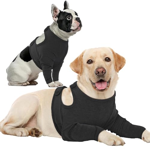 Jackanna Kanülen zur Wiederherstellung der Vordergliedmaßen von Hunden, Kanülen zum Schutz vor Leckwunden, Kanülen für Beinwunden von Hunden (eisenhaltig, 3XL) von JACKANNA