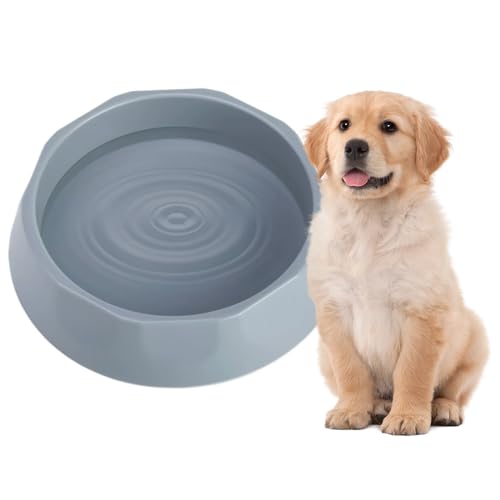 Jackanna Pet Silicone Feeding Bowl, Food Grade Organic Silicone Slow Food Bowl, Pet Licking Mat for Small, Medium and Large Pets Cats and Dogs (Graue Schale) von JACKANNA