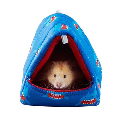 Hängematte Bett Frettchen Nager Hängematte Bett Versteck Käfig Zubehör Spielzeug Bett für Meerschweinchen Chinchilla Igel Glider Hamsterhaus Zubehör Niedliches Hamsterhaus Käfig Baumwolle Hamsterhaus von JAGTRADE