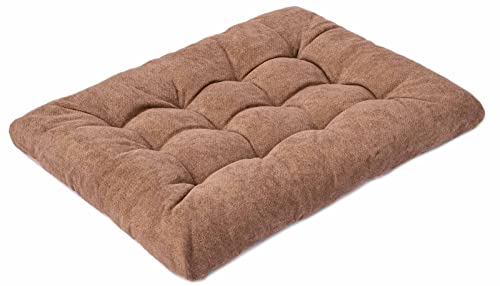 Hundebett für kleine mittelgroße Hunde und Katzen, groß, waschbar, 61 cm, Kaffeebraun von JAMPAYANG