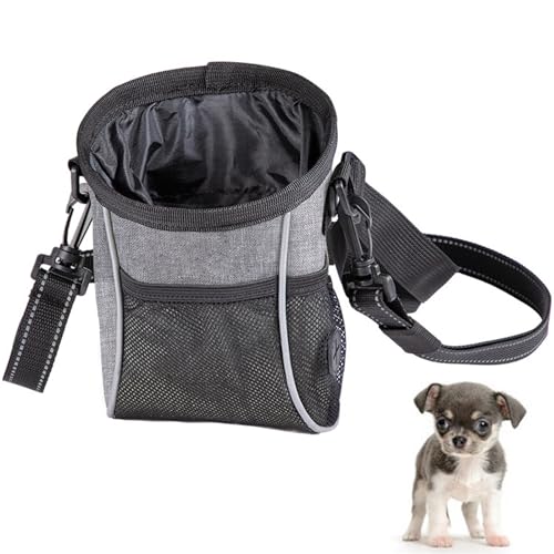 Praktischer Futterbeutel Hundetraining, Multifunktionaler Futtertasche Hundetraining, Praktische Gassi Tasche Hund, Futterbeutel für Hunde, Leckerlitasche für Hunde, Geeignet für spazierende Hunde von JAWAI