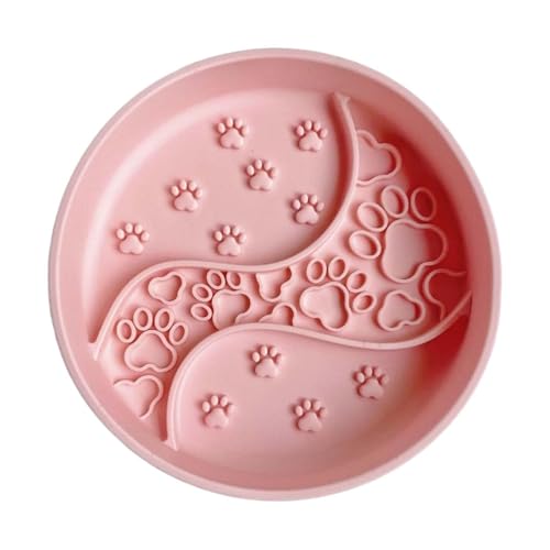 JAYIOLA Anti Schling Und Langsam Fressnapf EIN Interaktiver Futternapf Und Leckerli Schale Aus Flexiblem Reduziert Die Fressgeschwindigkeit für, Rosa JAYIOLA Anti Schling Und Langsam Fressnapf EIN Interaktiver Futternapf Und Leckerli Schale Aus Flexiblem Reduziert Die Fressgeschwindigkeit für, Rosa von JAYIOLA