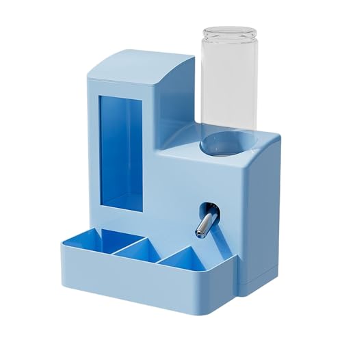 JAYIOLA Futterautomat Als Futterstation mit Wasserspender Und Käfigzubehör Große Kapazität für Futter Und Wasser mit Einfacher Handhabung für Kleintiere Und, Blaue 120-ml-flasche JAYIOLA Futterautomat Als Futterstation mit Wasserspender Und Käfigzubehör Große Kapazität für Futter Und Wasser mit Einfacher Handhabung für Kleintiere Und, Blaue 120-ml-flasche von JAYIOLA