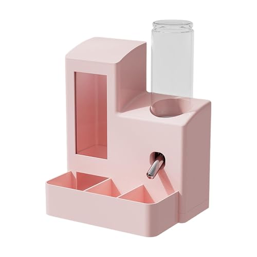 JAYIOLA Futterautomat Als Futterstation mit Wasserspender Und Käfigzubehör Große Kapazität für Futter Und Wasser mit Einfacher Handhabung für Kleintiere Und, Rosa 120ml Flasche JAYIOLA Futterautomat Als Futterstation mit Wasserspender Und Käfigzubehör Große Kapazität für Futter Und Wasser mit Einfacher Handhabung für Kleintiere Und, Rosa 120ml Flasche von JAYIOLA