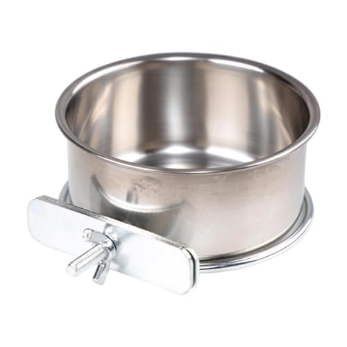 JAYIOLA Futternapf für Vögel Edelstahl Schale mit Klemmenhalterung Und Langlebig Einfache Reinigung für Vogelkäfige Papageien Und Sittiche, Durchmesser 12cm JAYIOLA Futternapf für Vögel Edelstahl Schale mit Klemmenhalterung Und Langlebig Einfache Reinigung für Vogelkäfige Papageien Und Sittiche, Durchmesser 12cm von JAYIOLA