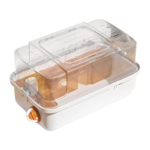 JAYIOLA Großer Käfig für Hamster, Reisetasche zur Aufbewahrung von Kleintieren und Häschen, Orange JAYIOLA Großer Käfig für Hamster, Reisetasche zur Aufbewahrung von Kleintieren und Häschen, Orange von JAYIOLA