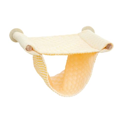 JAYIOLA Hängemattenhaus für Kleintiere, Bett für Hamster und Zuckergleiter, Gelb JAYIOLA Hängemattenhaus für Kleintiere, Bett für Hamster und Zuckergleiter, Gelb von JAYIOLA