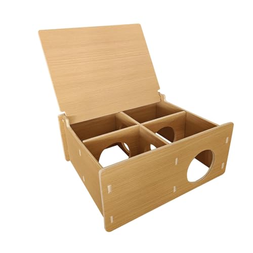 JAYIOLA Hamster Tunnel Holzröhre Rückzugsspielzeug Abenteuer Haus mit Widerstandsfähigem Holz für Langanhaltende Nutzung für Hamster Kleine Tiere Käfige JAYIOLA Hamster Tunnel Holzröhre Rückzugsspielzeug Abenteuer Haus mit Widerstandsfähigem Holz für Langanhaltende Nutzung für Hamster Kleine Tiere Käfige von JAYIOLA