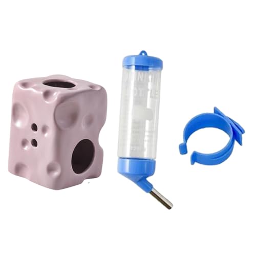JAYIOLA Hamstertrinkbehälter in Käseform mit Halterung, 125 ml Flasche für Mäuse und Ratten, anpassbar, Lila JAYIOLA Hamstertrinkbehälter in Käseform mit Halterung, 125 ml Flasche für Mäuse und Ratten, anpassbar, Lila von JAYIOLA