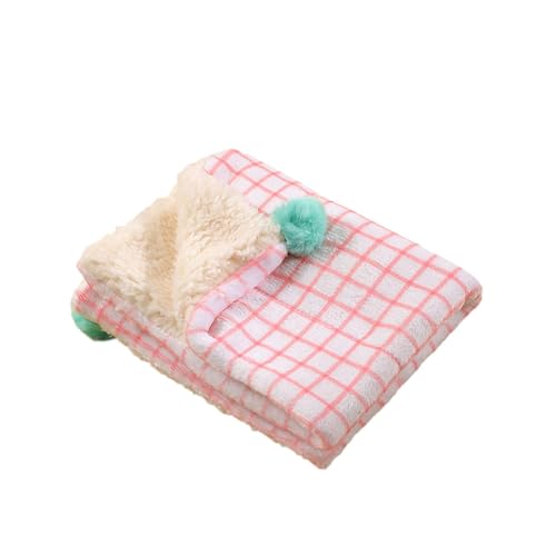 JAYIOLA Haustierdecke, Fleece-Matte für Katzen und kleine Hunde, tragbare Zwingermatte, Rosa, L JAYIOLA Haustierdecke, Fleece-Matte für Katzen und kleine Hunde, tragbare Zwingermatte, Rosa, L von JAYIOLA