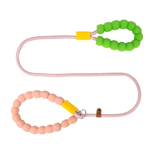 JAYIOLA Hundeleine mit Stoßdämpfung, tragbar und vielseitig einsetzbar für kleine bis große Hunde, Rosa JAYIOLA Hundeleine mit Stoßdämpfung, tragbar und vielseitig einsetzbar für kleine bis große Hunde, Rosa von JAYIOLA