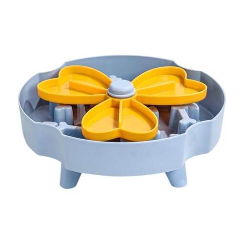 JAYIOLA Interaktive Fressschüssel für Haustiere mit Slow Feeder Funktion Und Puzzle Design Zur Verringerung Der Fressgeschwindigkeit für Trockenfutter Und Fe, Blau Gelb JAYIOLA Interaktive Fressschüssel für Haustiere mit Slow Feeder Funktion Und Puzzle Design Zur Verringerung Der Fressgeschwindigkeit für Trockenfutter Und Fe, Blau Gelb von JAYIOLA