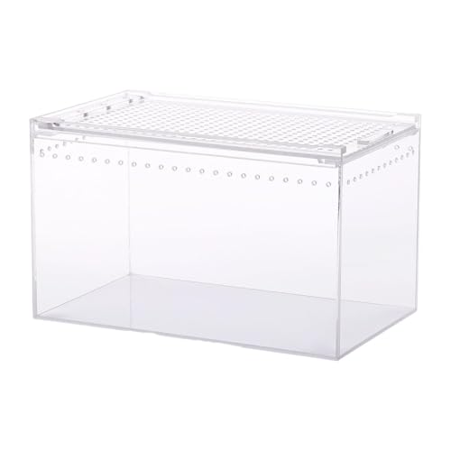 JAYIOLA Reptilien Terrarium, Professionelle Reptilien Futterbox für Frösche, Schlangen, Schildkröten JAYIOLA Reptilien Terrarium, Professionelle Reptilien Futterbox für Frösche, Schlangen, Schildkröten von JAYIOLA