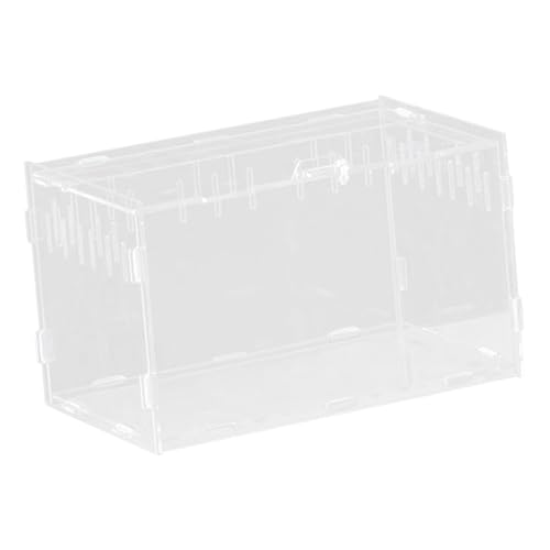 JAYIOLA Reptilienzuchtbox Käfig Transportbehälter Aufzuchtbehälter Schlangenbox mit Sicheren Belüftungslöchern Als Transportmittel für Diverse Kleintiere, 25x15x15cm JAYIOLA Reptilienzuchtbox Käfig Transportbehälter Aufzuchtbehälter Schlangenbox mit Sicheren Belüftungslöchern Als Transportmittel für Diverse Kleintiere, 25x15x15cm von JAYIOLA