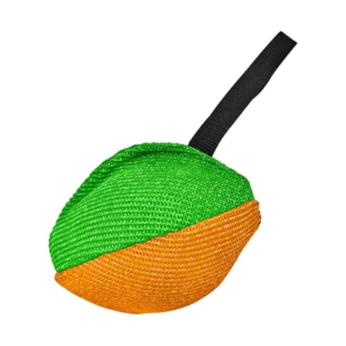 JAYIOLA Zerrball für Hunde, Trainingsspielzeug, 14 x 11 cm, und leicht für Welpen und Jagdhunde, Grün Orange JAYIOLA Zerrball für Hunde, Trainingsspielzeug, 14 x 11 cm, und leicht für Welpen und Jagdhunde, Grün Orange von JAYIOLA