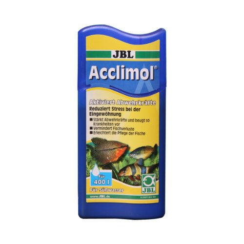 JBL Acclimol 2307100 Wasseraufbereiter für Süßwasser-Aquarien zur Neueingewöhnung von Fischen, 100 ml von JBL