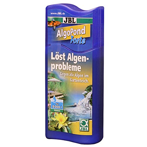 JBL Algo Pond Forte 27405 Wasseraufbereiter gegen alle Algen im Gartenteich, 250 ml von JBL