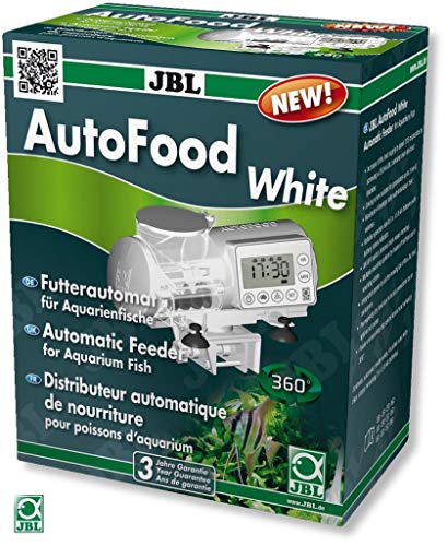 JBL AutoFood 60616 Futterautomat für Aquarienfische, Weiß, 4 Stück (1er Pack) von JBL