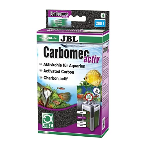 JBL Carbomec activ 6234500 Hochleistungs-Aktivkohle für Filter von Süßwasser Aquarien,800 ml von JBL