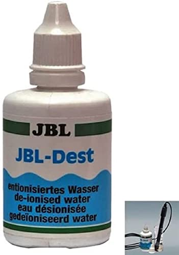 JBL Dest 25903 Destilliertes Wasser zur Reinigung von pH-Elektroden für Aquarien, 50 ml von JBL