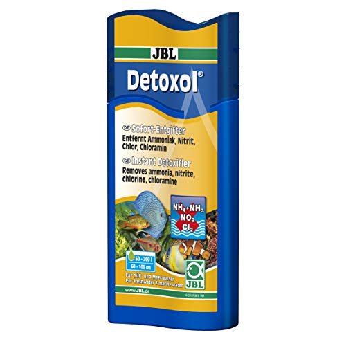 JBL Detoxol 2515700, Sofort-Entgifter, Für gesundes Aquarienwasser, 250 ml von JBL